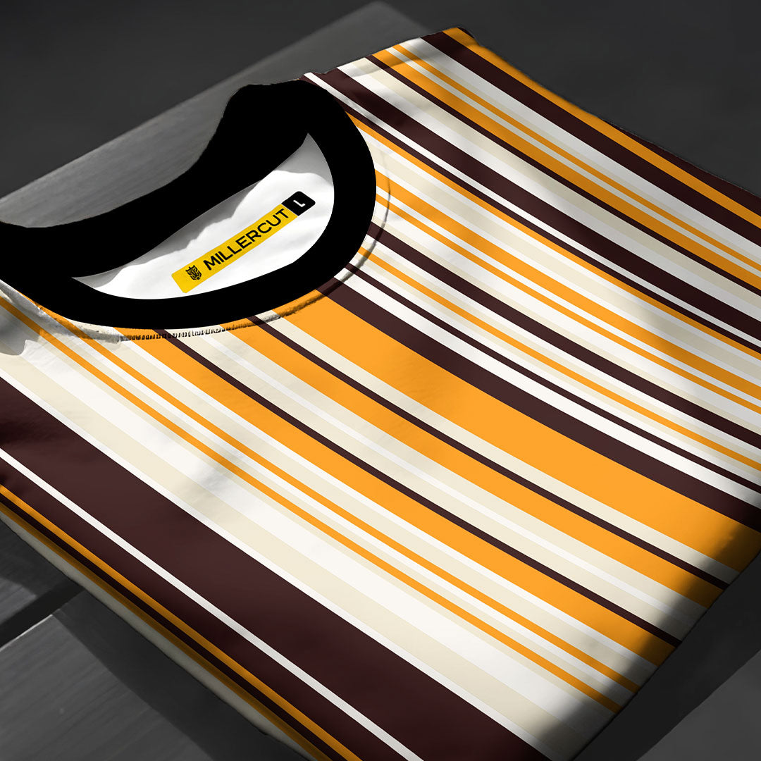 Caramel Stripes| Men t-shirt