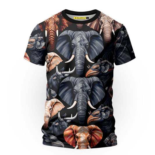 Jet Black Mammoth | Men T-shirt