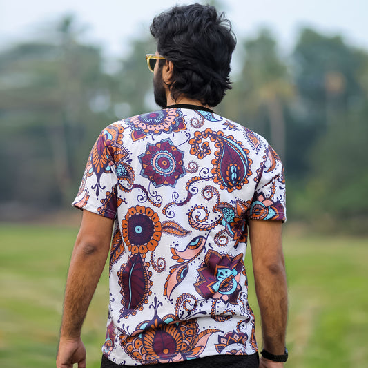 Traditional coral | Men T-shirt