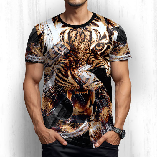 Abstract Roar| Men t-shirt